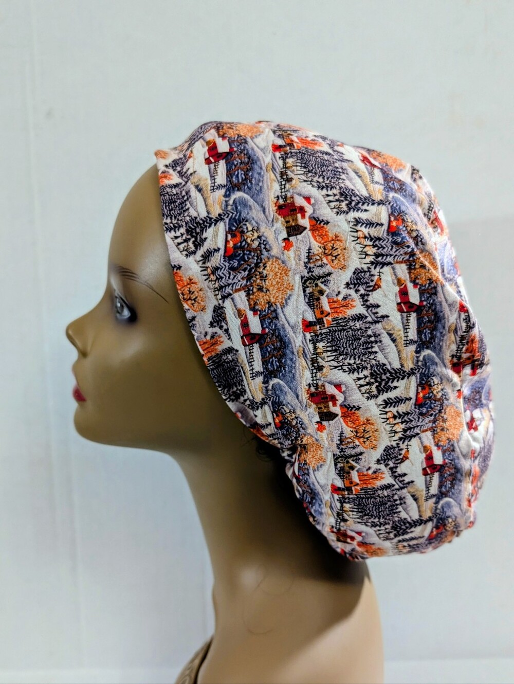 Winter, Euro Style Scrub Cap, Scrub Cap